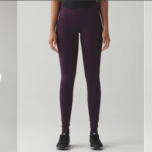 Lululemon Wunder Under Black Cherry